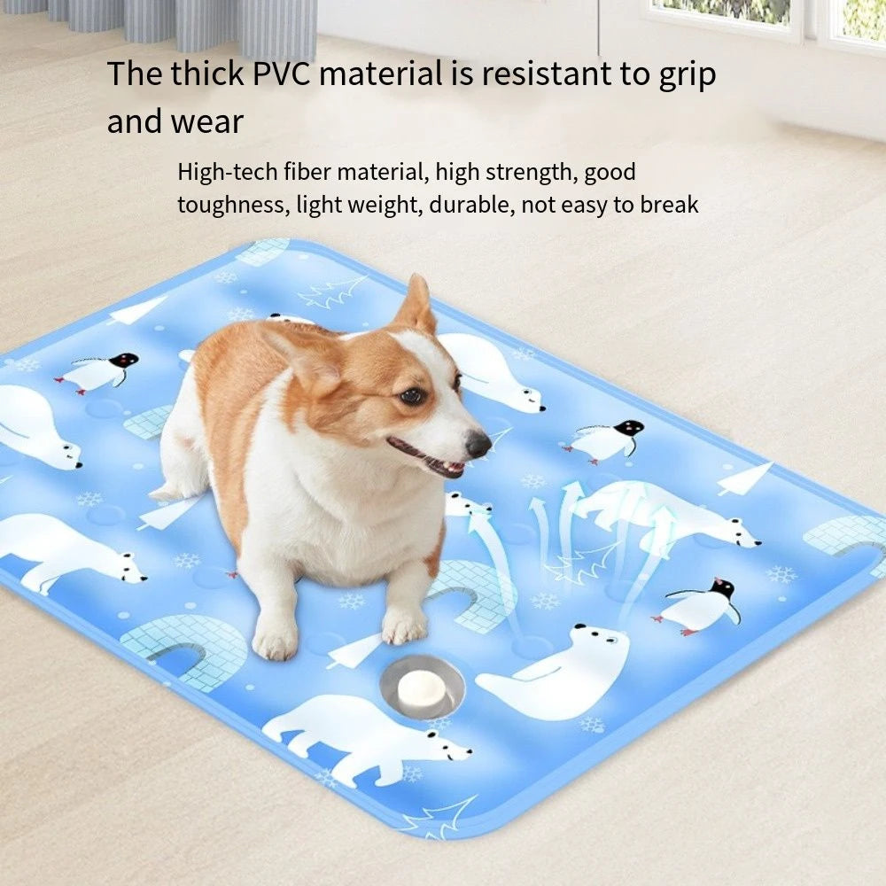 Refillable Water Cooling Gel Mat for Dogs & Cats