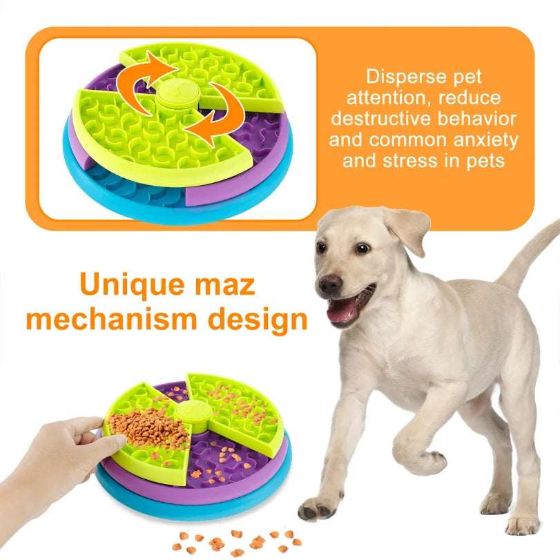TalkTag Puzzle Feeder — 3-Layer Interactive Slow Feeder