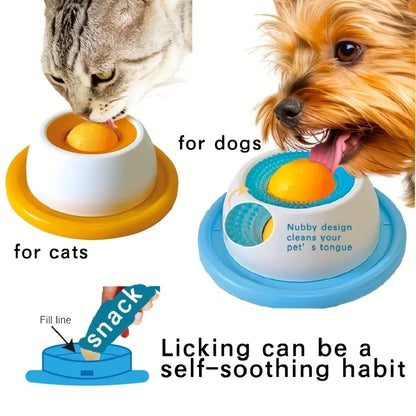 The Calm & Clean Lick Bowl | Interactive Slow Feeder