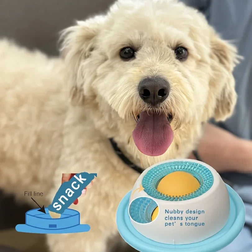 The Calm & Clean Lick Bowl | Interactive Slow Feeder